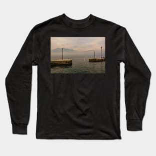 Winter Lake Garda at Castelletto Long Sleeve T-Shirt